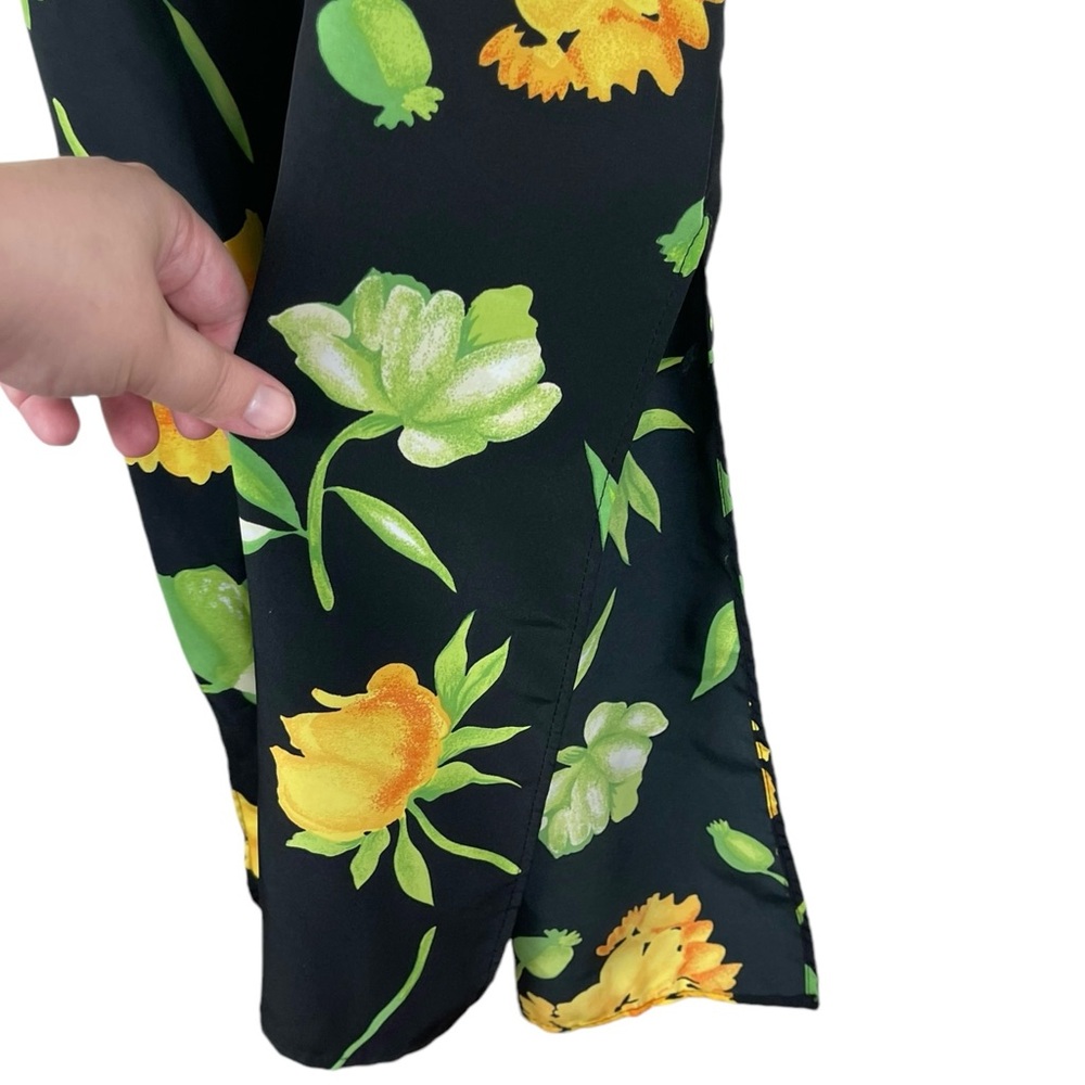 Vintage Y2K Daily Wear Women’s Size Small Yellow Floral Cottagecore Grunge Dress - Picture 5 of 11